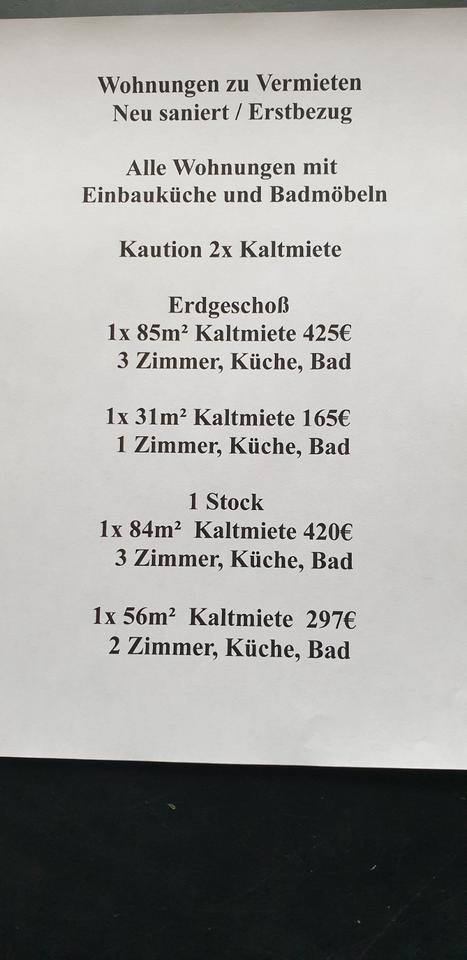 Thumbnail-7 x Wohnungen in Aue komplett saniert ERSTBEZUG