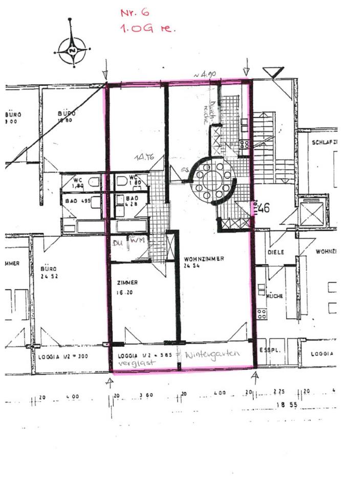 Thumbnail-Zentral gelegene 4,5 Zi-Whg in M-Neuhausen, ca 110qm, von privat