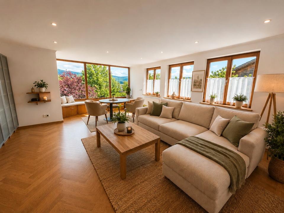 Thumbnail-4-ZIMMERWOHNUNG MIT PANORAMABLICK IN HIMMELREICH