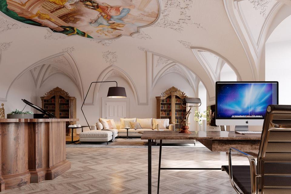 Thumbnail-Stuck, Geschichte und Inspiration I Wohnen und arbeiten in der ehemaligen Klosterbibliothek