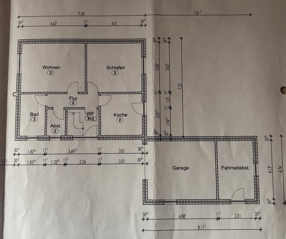 Thumbnail-2 ZKB EG Wohnung 50qm, Garten, Blockhütte, Garage