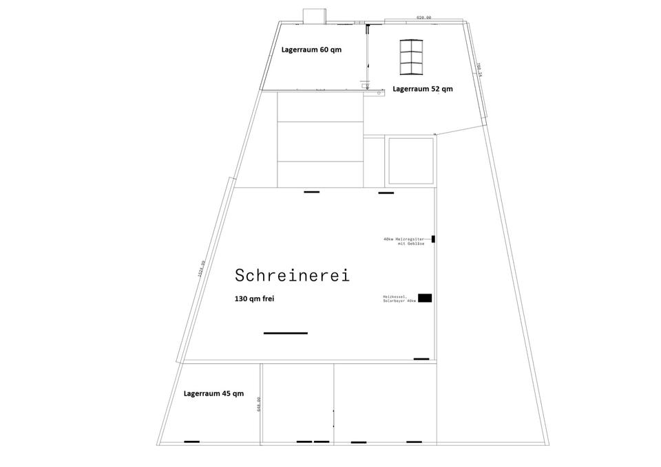 Thumbnail-Werkstatt: 130 qm + Lagerräume: 53, 40 qm: 6,50 Euro kalt