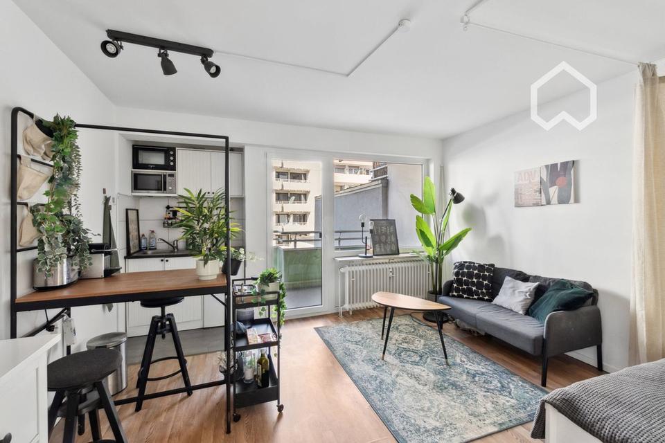 Thumbnail-Modernes möbliertes Appartement mit Balkon in Derendorf