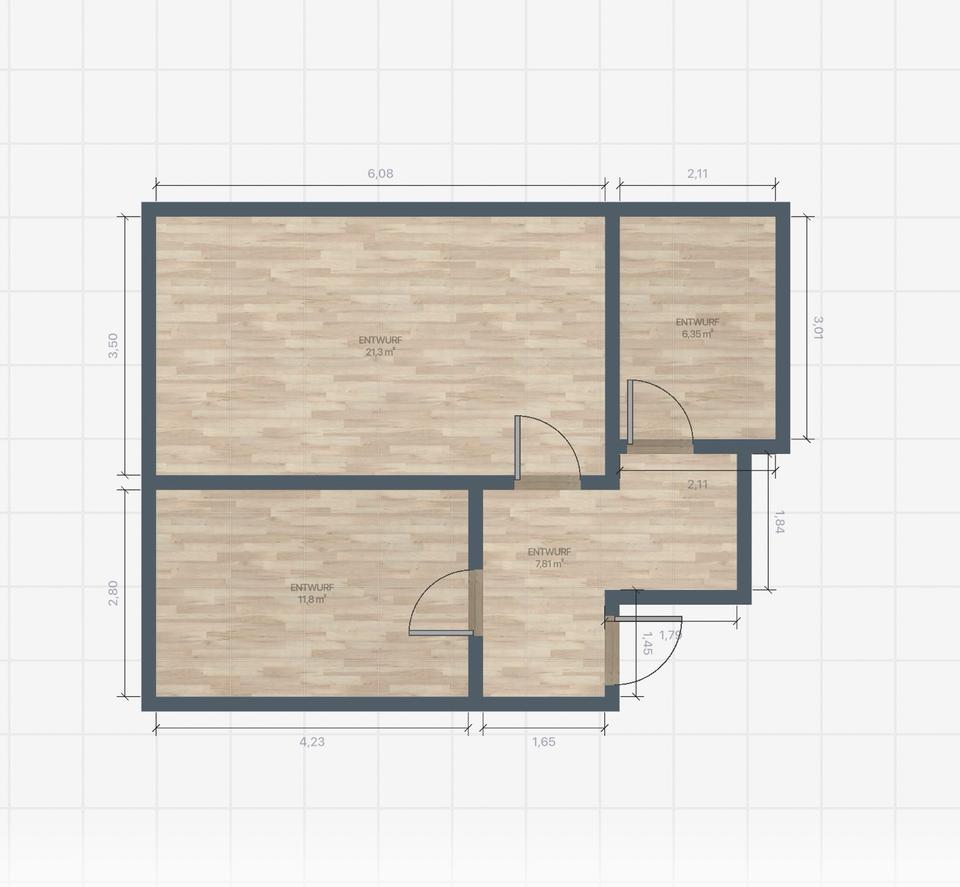 Thumbnail-Wohnung zu VERMIETEN 47qm