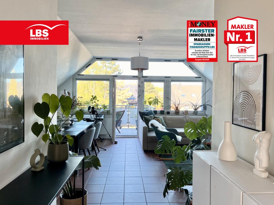 Thumbnail-Stilvolle DG-Wohnung mit Süd-West-Balkon in Zweifamilienhaus in Lücklemberg