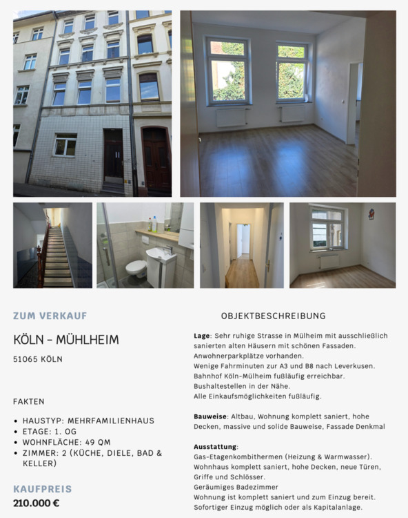 Thumbnail-Eigentumswohnung in Köln - Mülheim