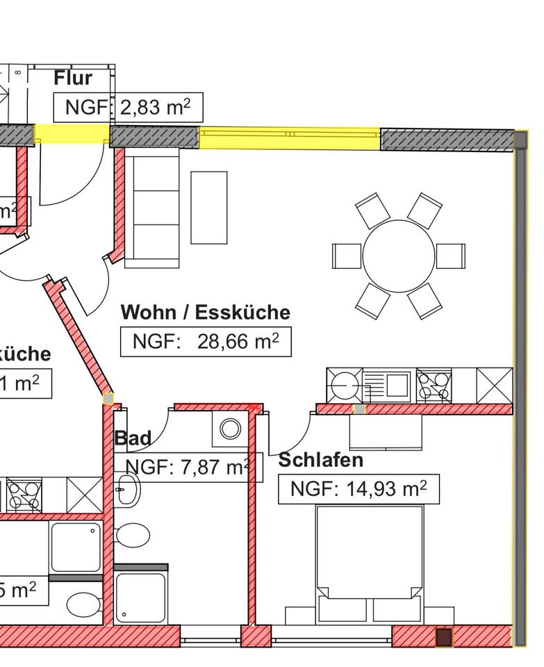 Thumbnail-Zweizimmerwohnung in Murg Niederhof