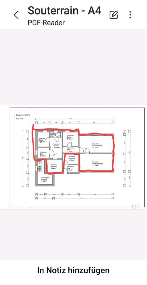 Thumbnail-3 Zimmer Souterrain Wohnung