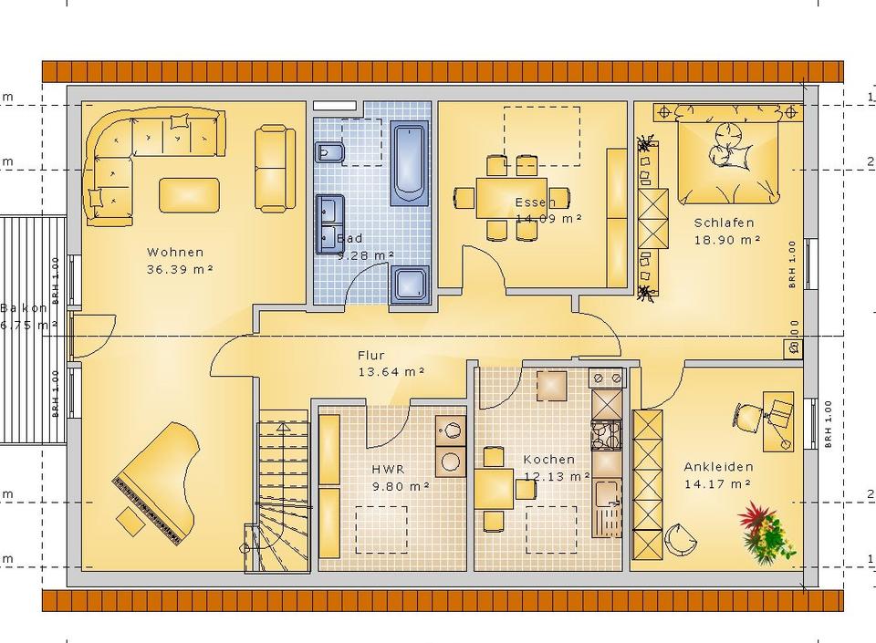 Thumbnail-Helle Wohnung 3,5 ZKB, ca. 105m² Balkon Stellplatz in Büschergund