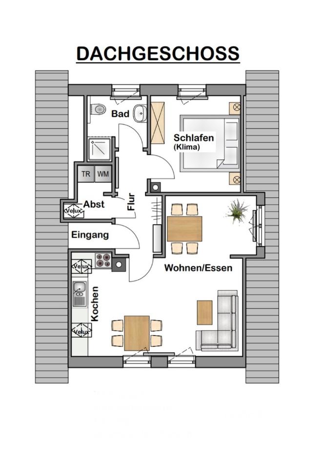 Thumbnail-Renovierte Dachgeschosswohnung im Zentrum von Bad Essen