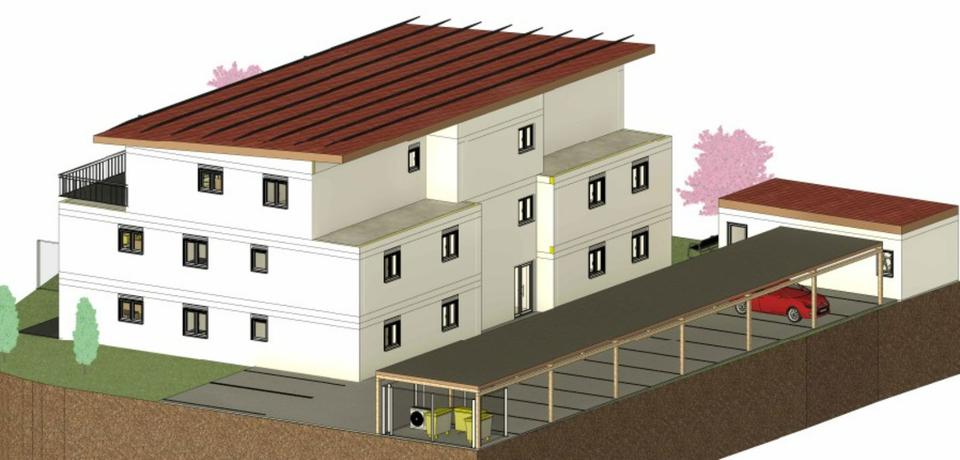 Thumbnail-Moderne 3-Zimmer-Wohnung im Neubau mit Aufzug und Garten