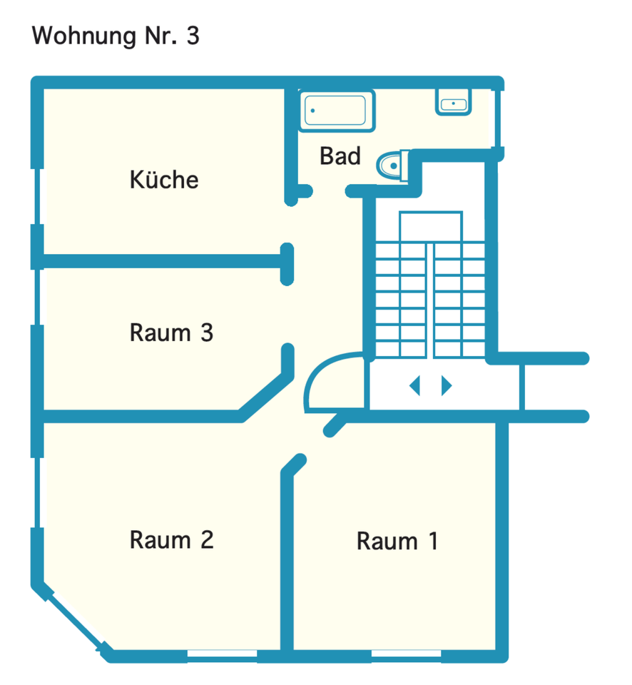 Thumbnail-3 Zimmer Wohnung in Ludwigshafen Friesenheim