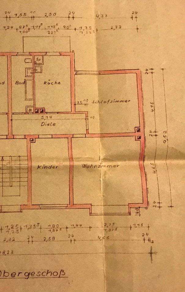 Thumbnail-3-Zi-Wohnung mit Balkon in Essen-Altendorf – 75 m² – unrenoviert