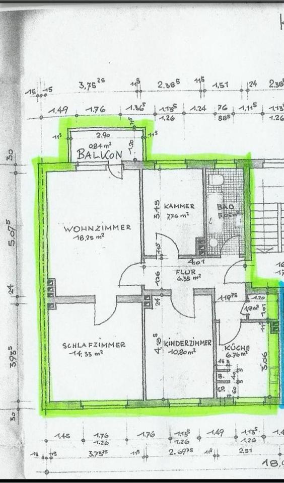 Thumbnail-Zwischenmiete (3Monate): 4-Zimmer-Wohnung, Balkon, Garten in Köln