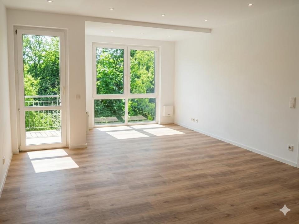 Thumbnail-Lichtdurchflutete 2-Zimmer-Wohnung mit bodentiefen Fenstern in Seelow