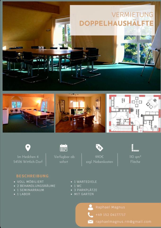 Thumbnail-Vermietung Doppelhaushälfte (ehemalige Praxis)