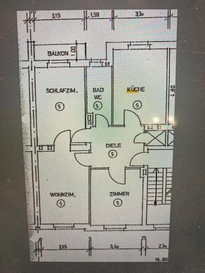 Thumbnail-3-Zimmer-Altbauwohnung in Gerresheim