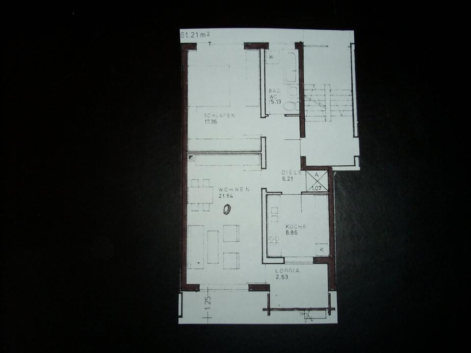 Thumbnail-2-Zimmer-Wohnung 61 qm Bad Abbach