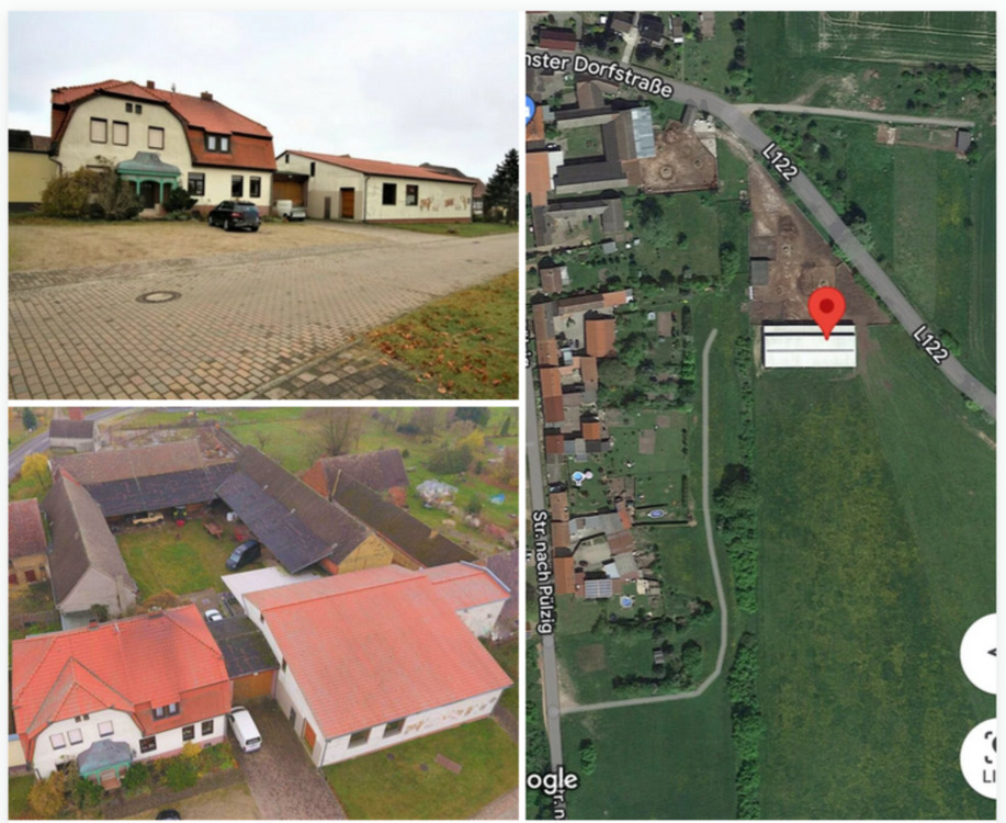 Thumbnail-Vierseitenhof mit angrenzenden 8 Hektar Land & 1000qm Stallhalle