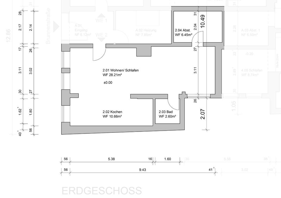 Thumbnail-Exklusive, geräumige und zentrale Erdgeschosswohnung in OD