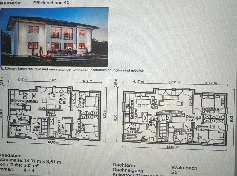 Thumbnail-Zweifamilienhaus KfW 40, Mehrgenerationenhaus Neubau