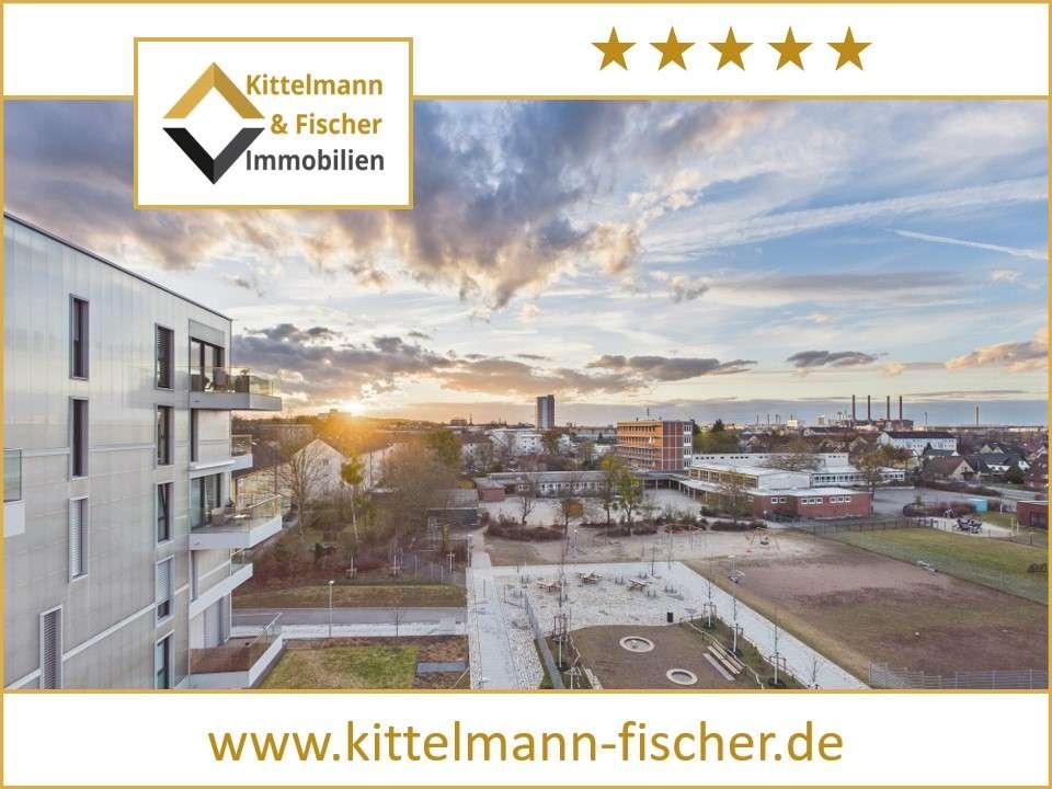 Thumbnail-Hellwinkel Terrassen: 4‑Zi, 119 m², Balkon & TG – Weitblick auf VW‑Kraftwerk, Autostadt & Arena