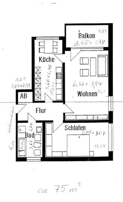 Thumbnail-2-Zimmer, Küche, Bad Wohnung in Herscheid