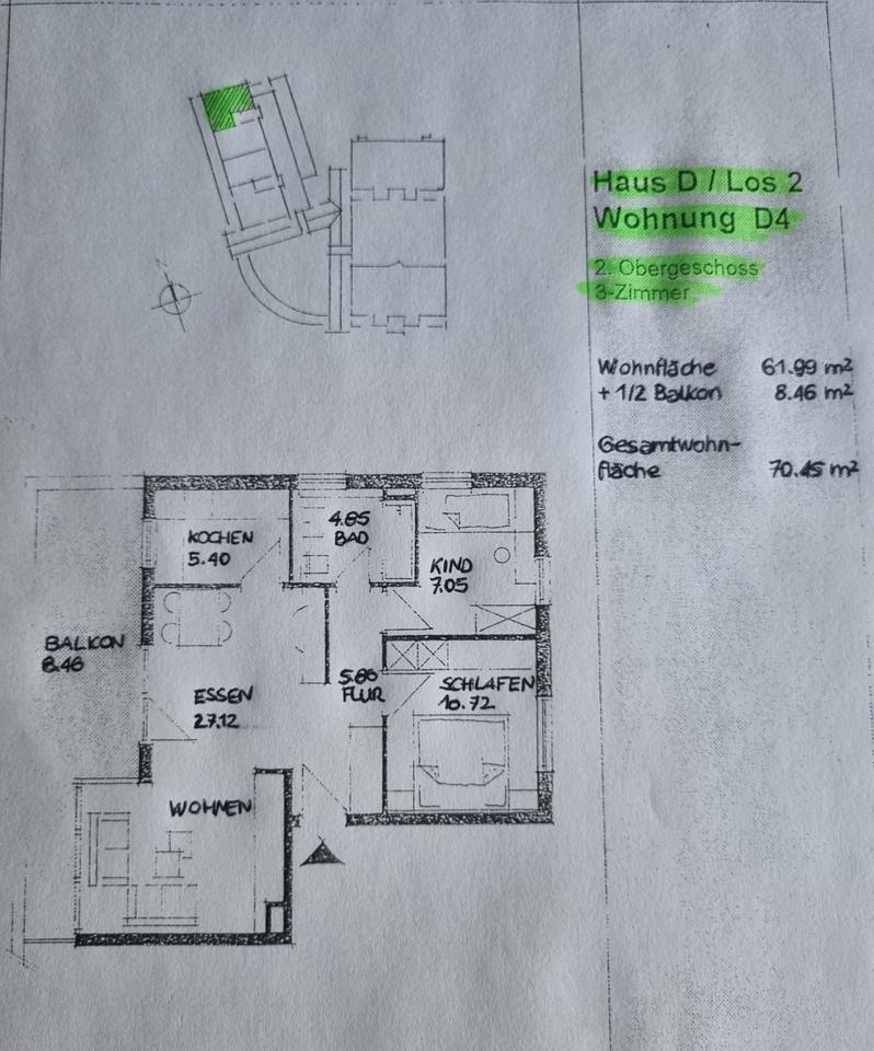 Thumbnail-3 Raum Wohnung in Coswig