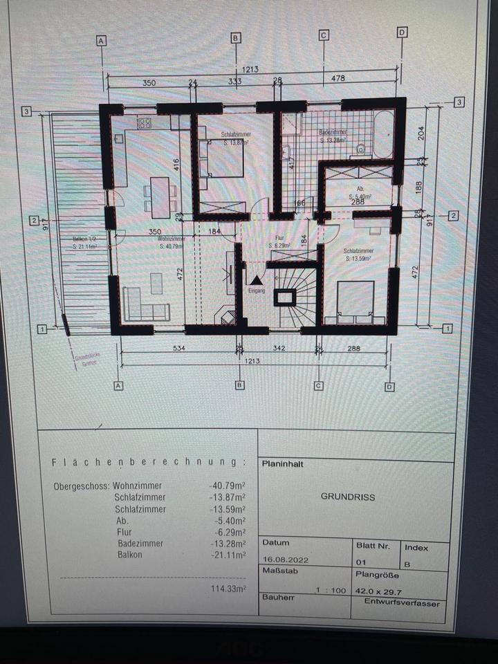 Thumbnail-Großzügige 3-Zimmer-Wohnung mit Balkon, Garage