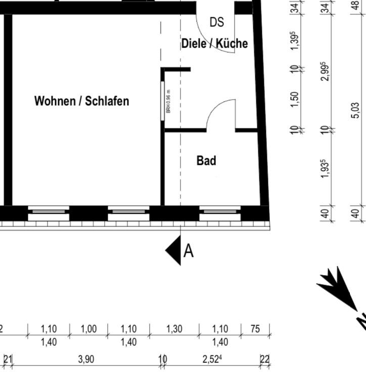 Thumbnail-Appartement in Holt, Einbauküche, 2. OG