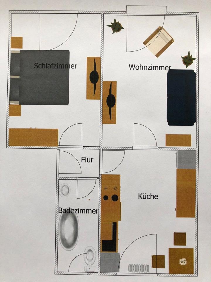 Thumbnail-Zweiraumwohnung in der Innenstadt von Weißwasser zu vermieten