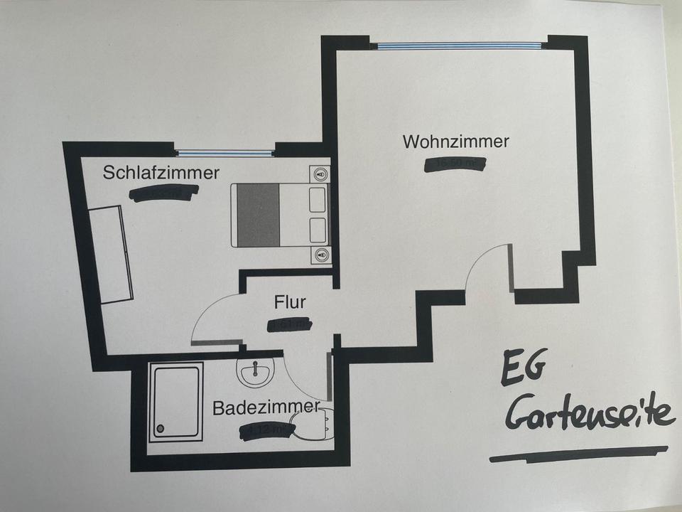 Thumbnail-Linnich-Zentrum, 2-Zimmer (incl. Küche), Diele, Bad