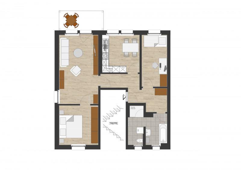 Thumbnail-Gemütliche Wohnung mit sehr hochwertiger Ausstattung zu vermieten