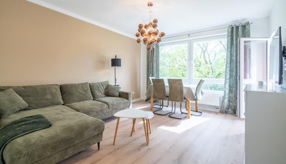 Thumbnail-Hochwertig möblierte 2-Zimmer-Wohnung mit Balkon – all inclusive