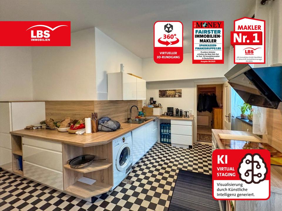 Thumbnail-Maisonette Wohnung im MFH an älteres Paar Frau Herren zu vermieten