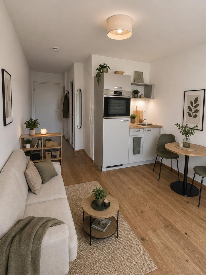 Thumbnail-Erstbezug! Studentenapartment mit Balkon in TOP-Lage!