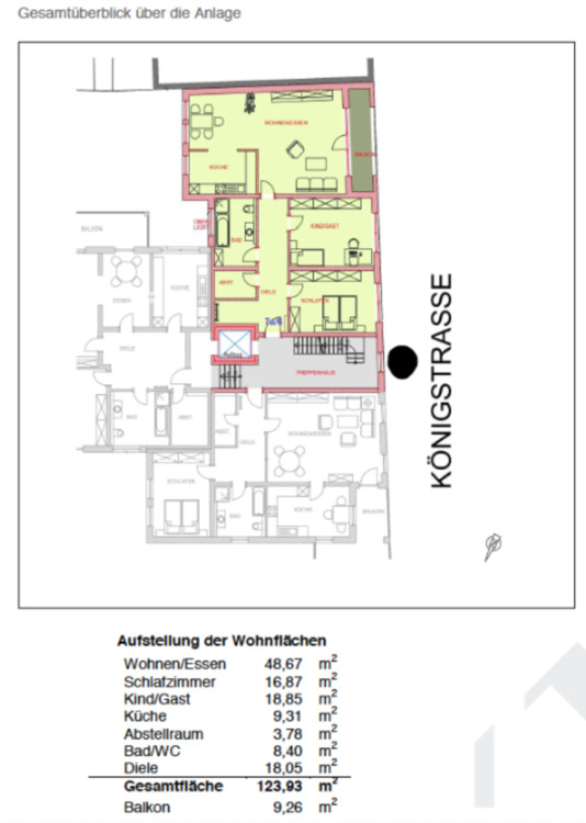 Thumbnail-Attraktive 3-Zimmer-Eigentumswohnung mit Balkon