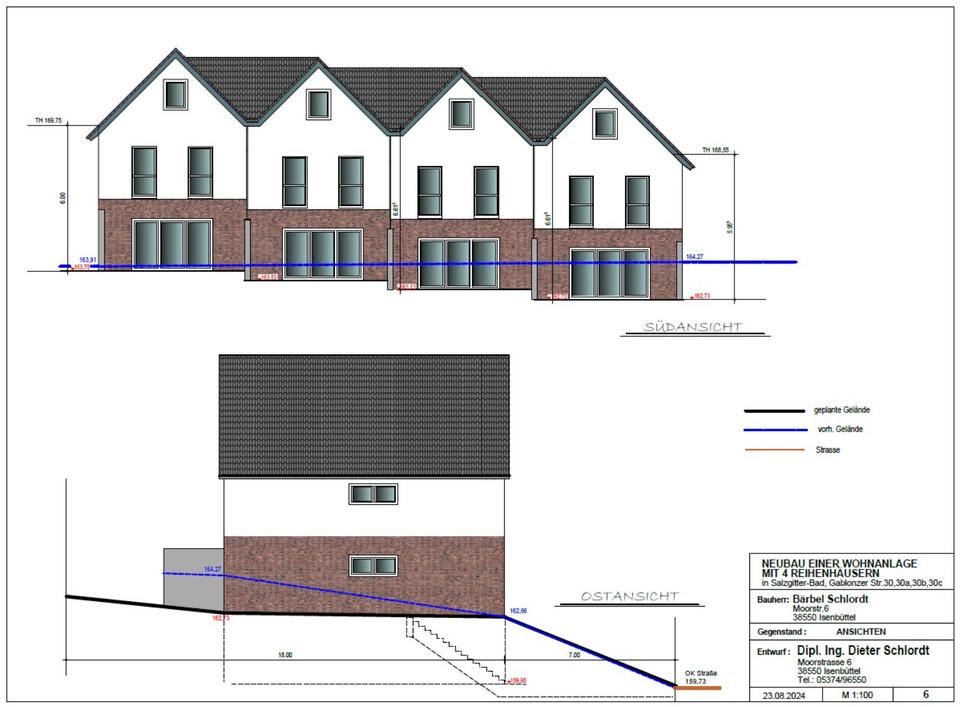 Thumbnail-Neubauprojekt: 4 Reihenhäuser in Salzgitter-Bad, Gablonzer Straße