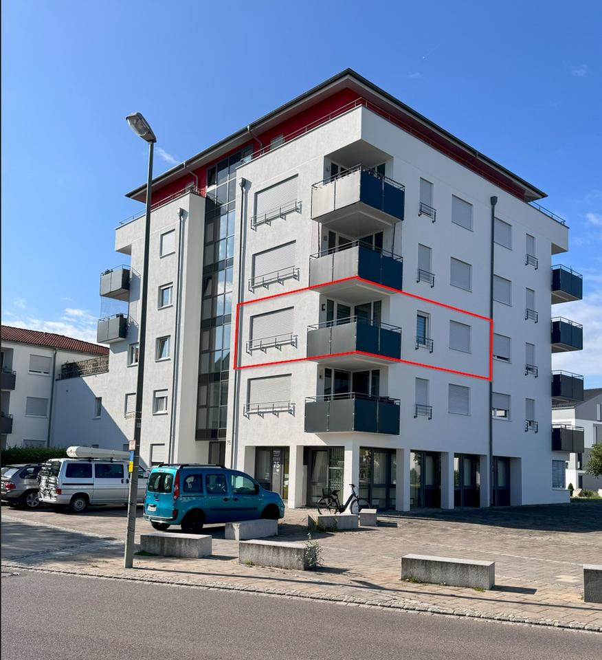 Thumbnail-Helle 2-Zimmer-Wohnung mit Balkon in Augsburg-Göggingen – möbliert, gute Anbindung & grünes Umfeld