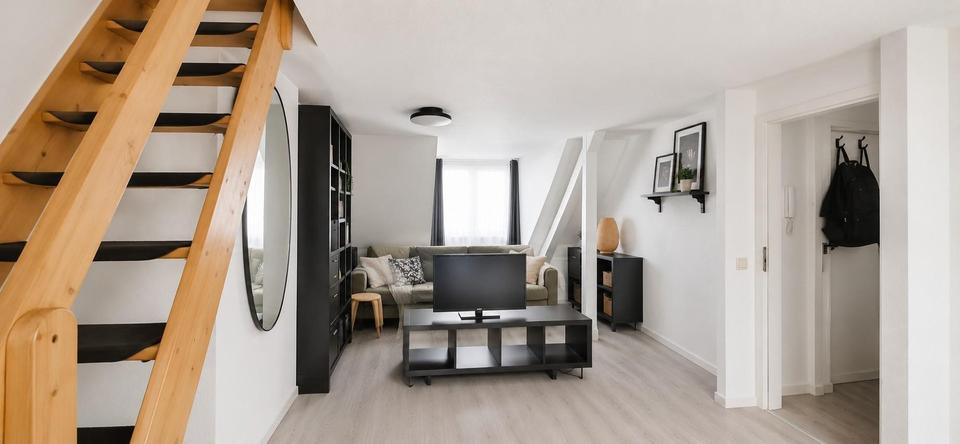 Thumbnail-Moderne 2-Zimmer-Maisonettewohnung im 4. OG – urban wohnen in Essen