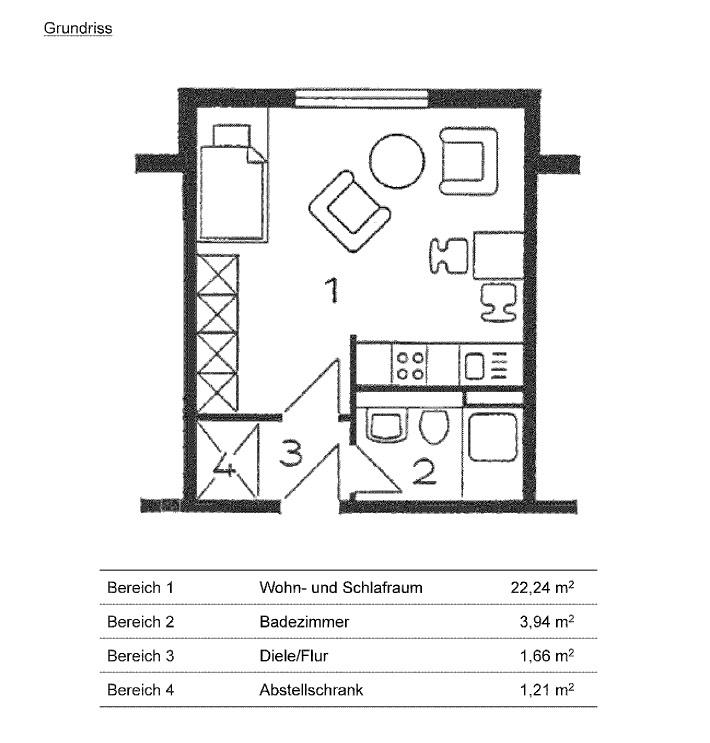 Thumbnail-1 Zimmer Eigentumswohnung in Gießen