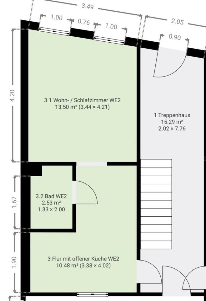 Thumbnail-Charmante 1-Raum-Wohnung in der Wismarer Altstadt