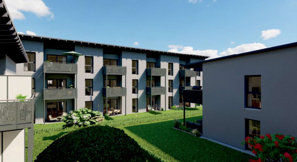 Thumbnail-2-Zimmer Neubau-Wohnung (teilmöbiliert, EG) mit Garten in Landau