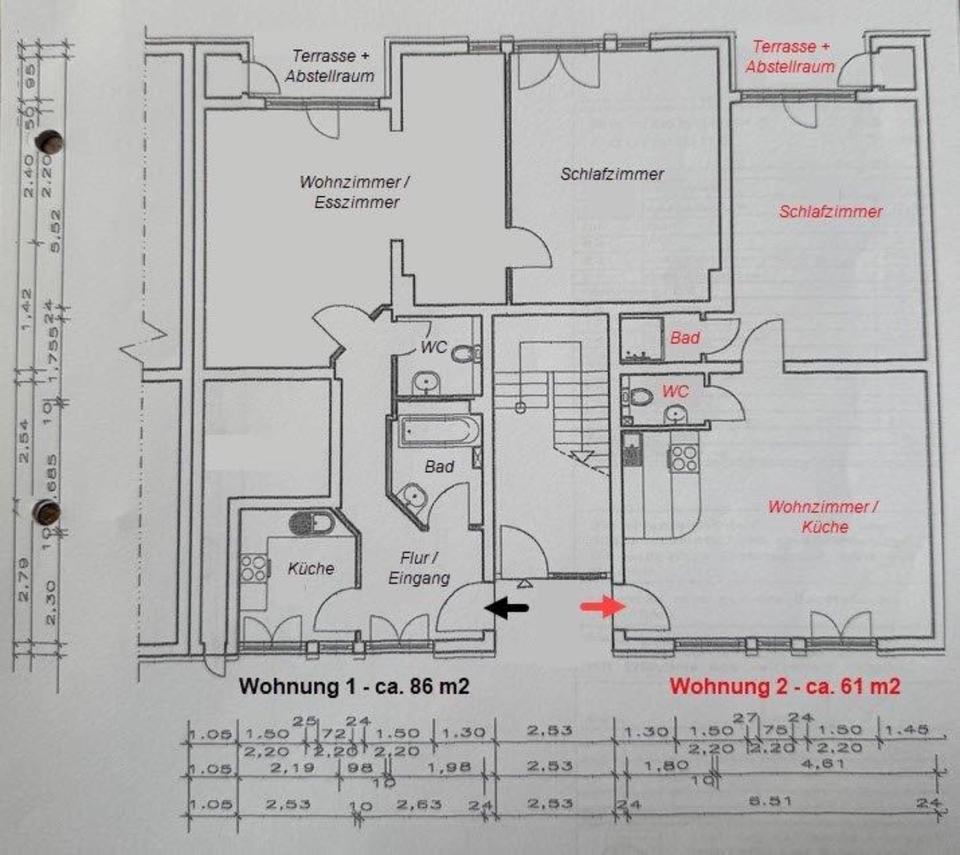 Thumbnail-Wohnungspaket bestehend aus zwei Erdgeschoßwohnungen in Magdeburg