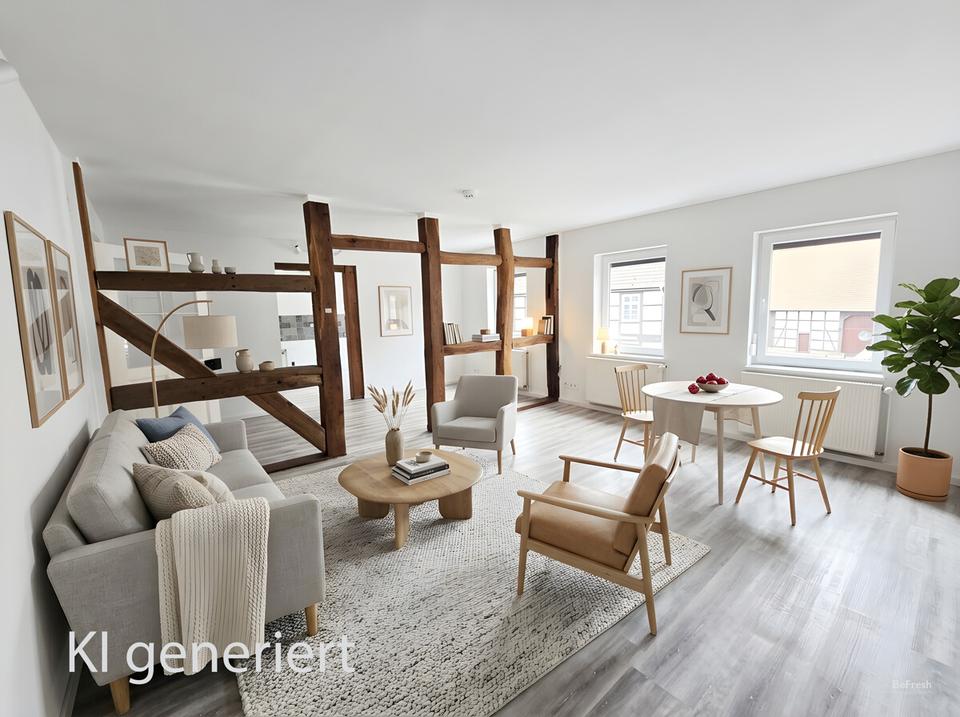 Thumbnail-Altbaucharme trifft modernes Wohnen – stilvolle 2-Zimmer-Wohnung mit großzügigem Wohnbereich in Lauenstein