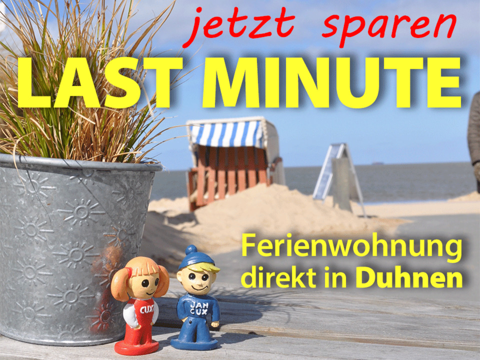Thumbnail-LAST MINUTE: Ferienwohnung Cuxhaven Duhnen, 4.-11.4. OSTERN, 2 SZ