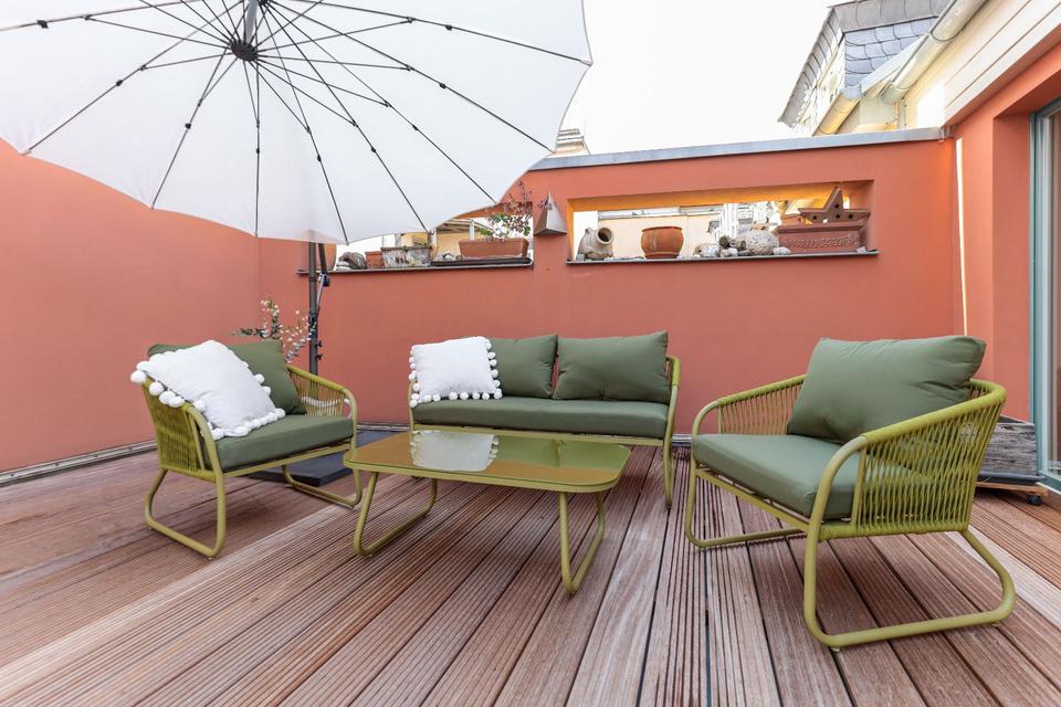 Thumbnail-Charmante Ferienwohnung Apartment Hotel Weimar mit Dachterrasse?