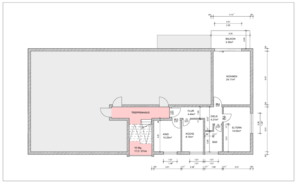 Thumbnail-kernsanierte 3-Zimmer-Wohnung mit Balkon & Garage – Bad Pyrmont