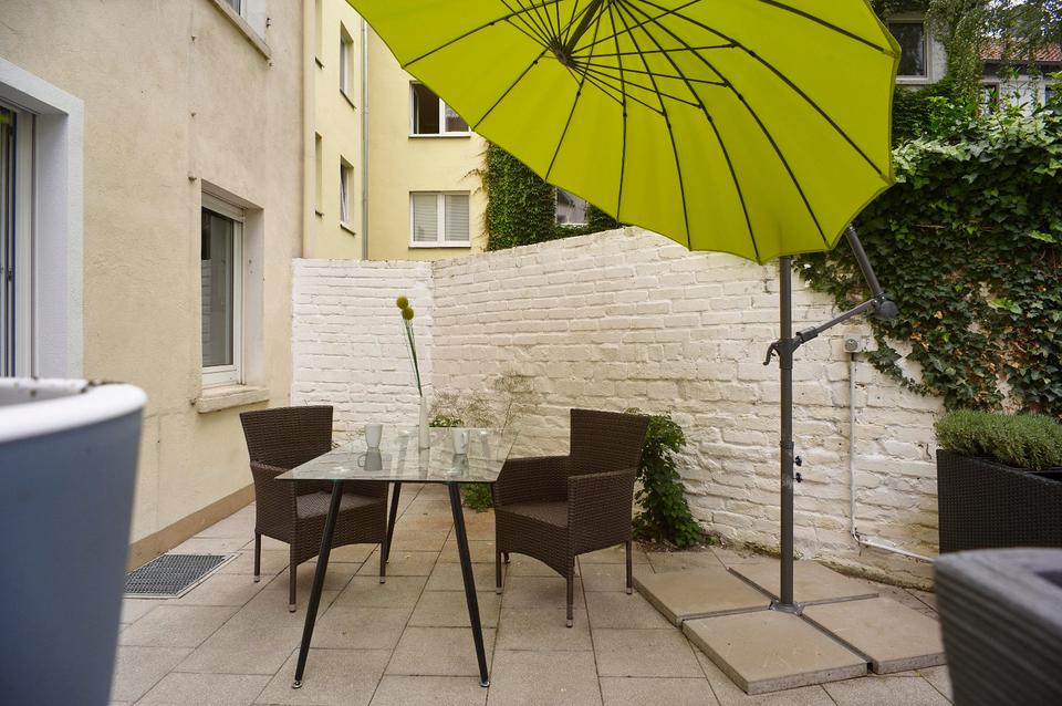 Thumbnail-Vollmöbliertes Apartment in Dortmund City mit Terrasse