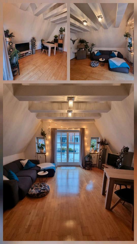 Thumbnail-Möblierte 2-Zimmer-Wohnung in Augsburg zur Zwischenmiete